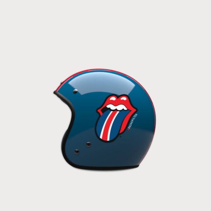 CASQUE MOTO PARIS SAINT-GERMAIN X ROLLING STONES
